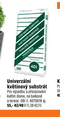 Univerzální květinový substrát