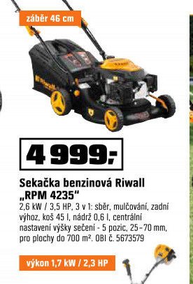 Sekačka benzinová Riwall RPM 4235