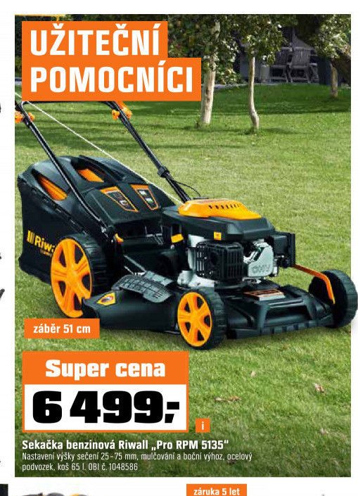 Sekačka benzinová Riwall Pro RPM 5135