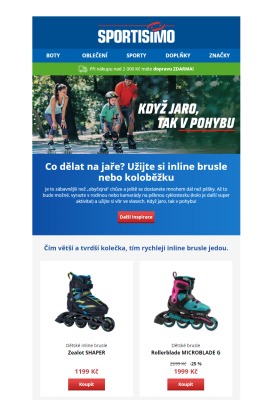 akční leták Sportisimo 23.3.2021-28.3.2021