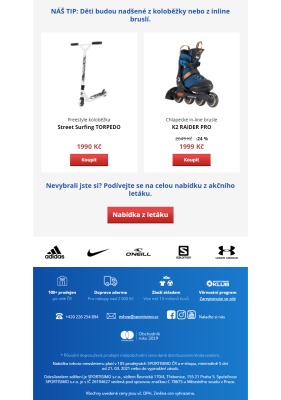 akční leták Sportisimo 21.3.2021-26.3.2021
