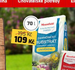 Zahradnický substrát Univerzal 70 l - Mountfield akcniletaky.com