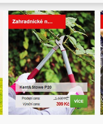 Zahradnické nůžky Kent&Stowe P20 - Mountfield akcniletaky.com