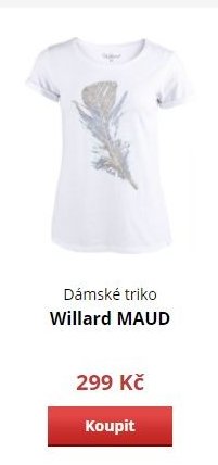 Dámské triko Willard MAUD