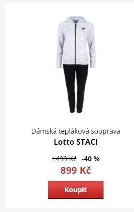 Dámská tepláková souprava Lotto STACI