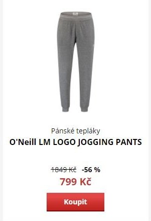 Pánské tepláky O'Neill LM LOGO JOGGING PANTS