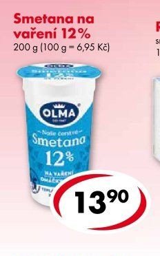 Smetana na vaření 12%