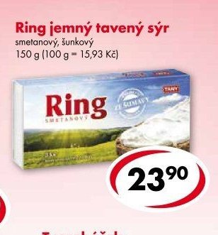 Ring jemný tavený sýr