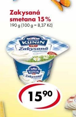 Zakysaná smetana 15%