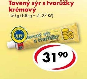 Tavený sýr s tvarůžky krémový