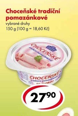 Choceňské tradiční pomazánkové