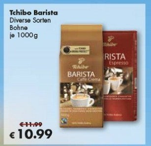 Zrnková káva Barista Tchibo