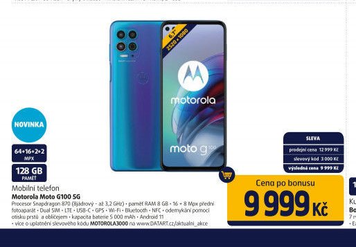 Mobilní telefon Motorola Moto G100 5G