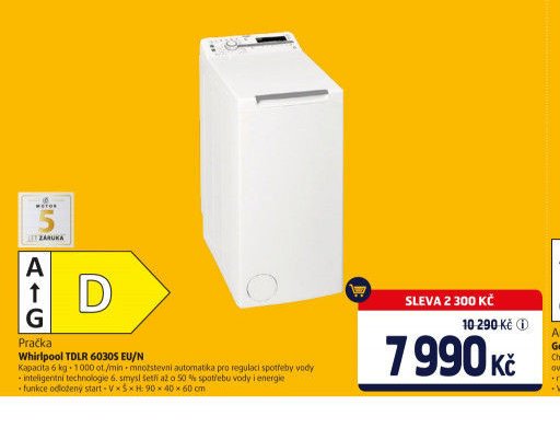Whirlpool TDLR 6030S EU/N