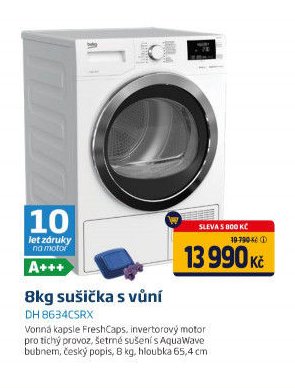 8kg sušička s vůní DH 8634CSRX