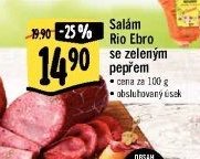 Salám Rio Ebro se zeleným pepřem