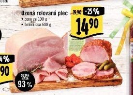 Uzená rolovaná plec