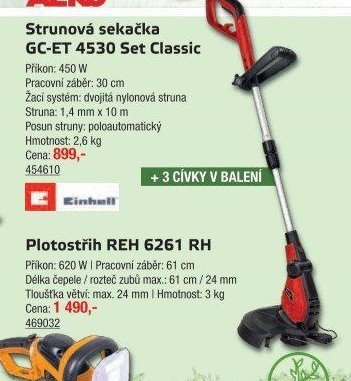 Strunová sekačka GC-ET 4530 Set Classic