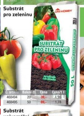 Substrát pro zeleninu - UNI HOBBY akcniletaky.com