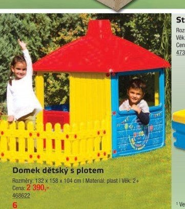Domek dětský s plotem - UNI HOBBY akcniletaky.com