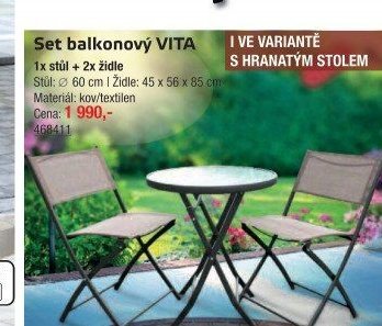 Set balkonový VITA - UNI HOBBY akcniletaky.com