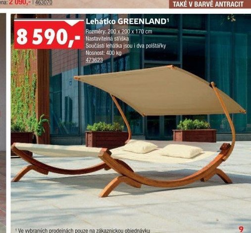 Lehátko GREENLAND - UNI HOBBY akcniletaky.com