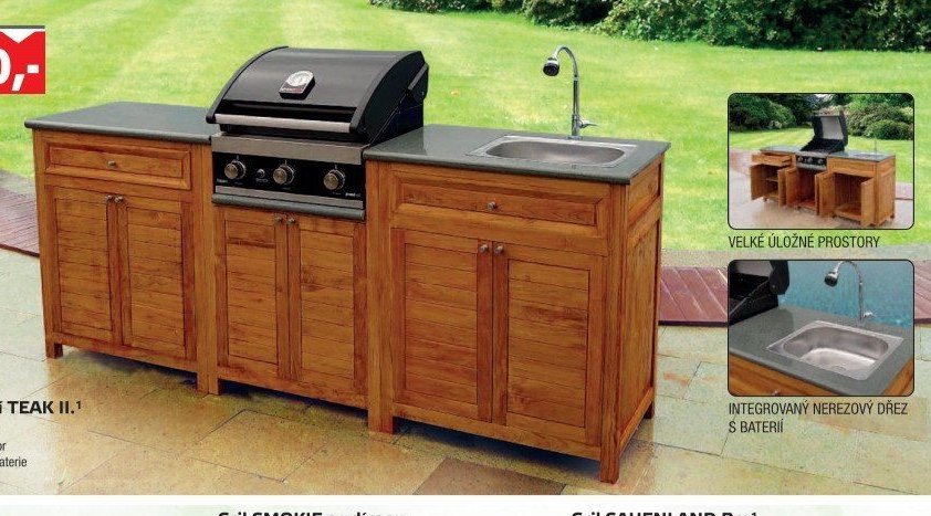 Kuchyň zahradní TEAK II. - UNI HOBBY akcniletaky.com