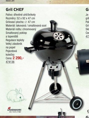 Gril CHEF - UNI HOBBY akcniletaky.com