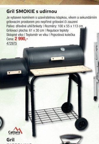 Gril SMOKIE s udírnou - UNI HOBBY akcniletaky.com