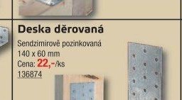Deska děrovaná - UNI HOBBY akcniletaky.com