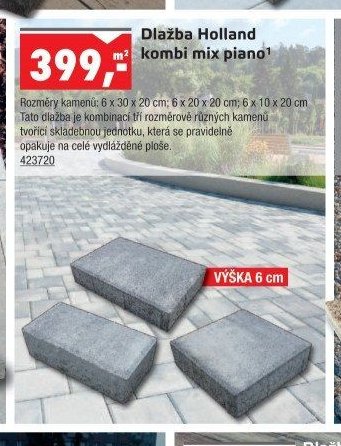 Dlažba Holland kombi mix piano - UNI HOBBY akcniletaky.com