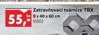 Zatravňovací tvárnice TBX - UNI HOBBY akcniletaky.com