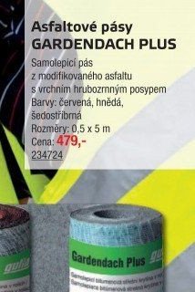 Asfaltové pásy GARDENDACH PLUS - UNI HOBBY akcniletaky.com