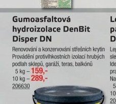 Gumoasfaltová hydroizolace DenBit Disper DN - UNI HOBBY akcniletaky.com