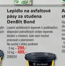 Lepidlo na asfaltové pásy za studena DenBit Bond - UNI HOBBY akcniletaky.com