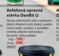 Asfaltová opravná stěrka DenBit U - UNI HOBBY akcniletaky.com