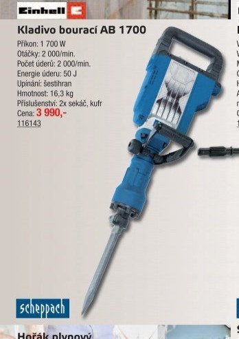 Kladivo bourací AB 1700 - UNI HOBBY akcniletaky.com