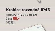 Krabice rozvodná IP43 - UNI HOBBY akcniletaky.com