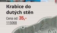 Krabice do dutých stěn - UNI HOBBY akcniletaky.com