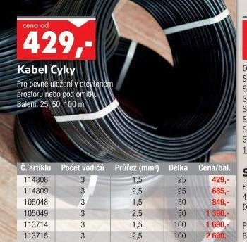 Kabel Cyky - UNI HOBBY akcniletaky.com