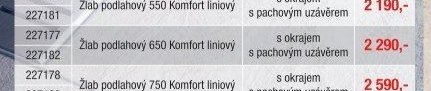 Žlab podlahový 650 Komfort liniový - UNI HOBBY akcniletaky.com