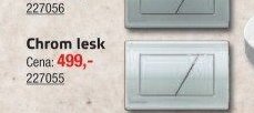 Tlačítko ovládací Komfort Chrom lesk - UNI HOBBY akcniletaky.com