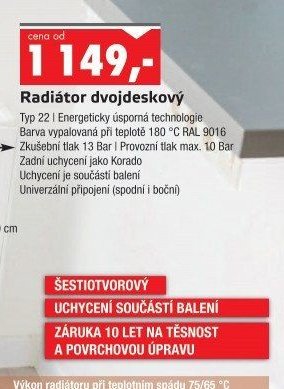 Radiátor dvojdeskový - UNI HOBBY akcniletaky.com