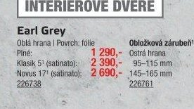 Interiérové dveře Earl Grey - UNI HOBBY akcniletaky.com