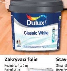 Dulux Classic Bílá - UNI HOBBY akcniletaky.com