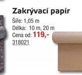 Zakrývací papír - UNI HOBBY akcniletaky.com