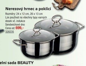 Nerezový hrnec a poklicí - UNI HOBBY akcniletaky.com