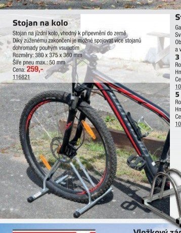 Stojan na kolo - UNI HOBBY akcniletaky.com