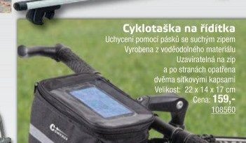 Cyklotaška na řídítka - UNI HOBBY akcniletaky.com