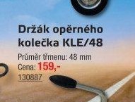 Držák opěrného kolečka KLE/48 - UNI HOBBY akcniletaky.com